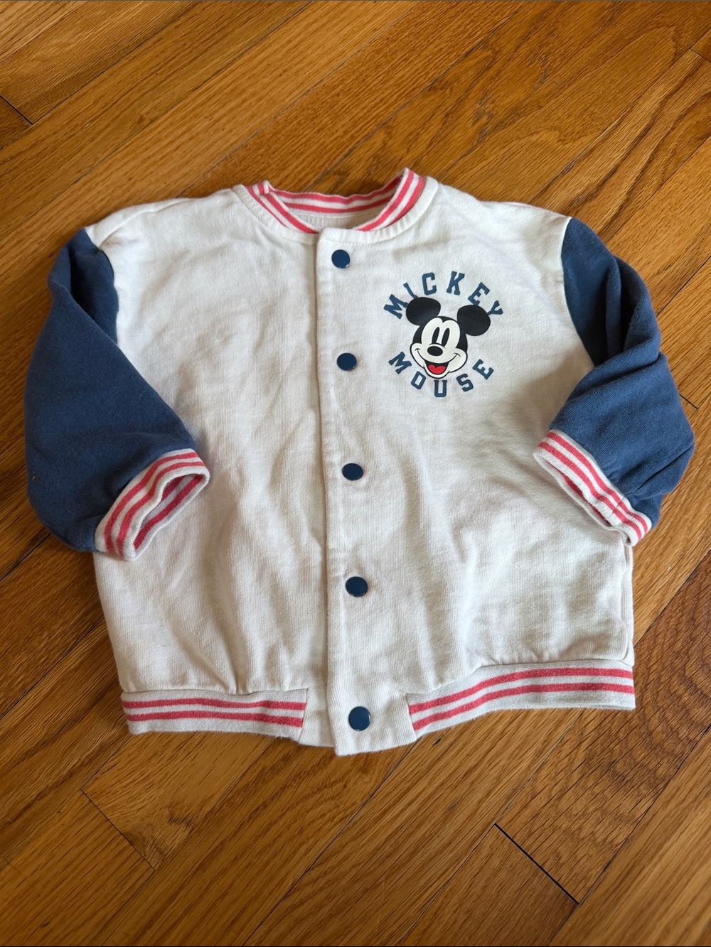 H&M Mickey “Varsity” Jacket